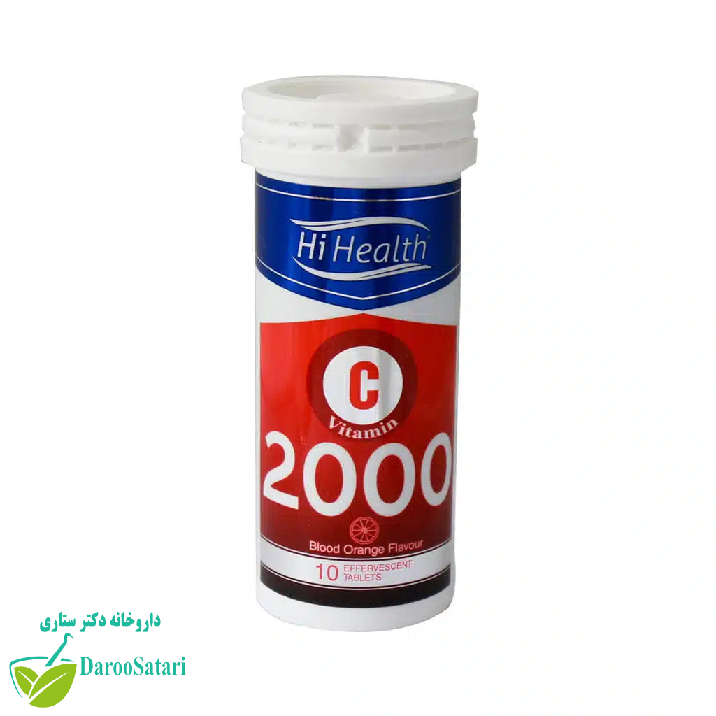 قرص جوشان ویتامین C 2000‌ های هلث 10 عدد