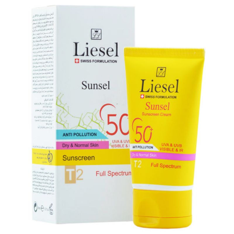 کرم ضد آفتاب SPF50 رنگی مخصوص پوست خشک و نرمال T1