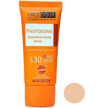 کرم ضد آفتاب رنگی SPF30فاقد چربی فیس دوکس